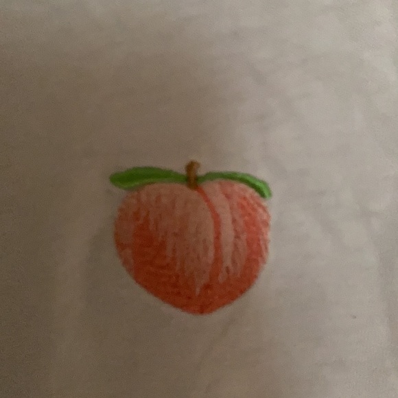 Aritzia peach logo tee shirt - Picture 3 of 3